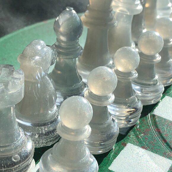 Vinyl Chess Set - Green