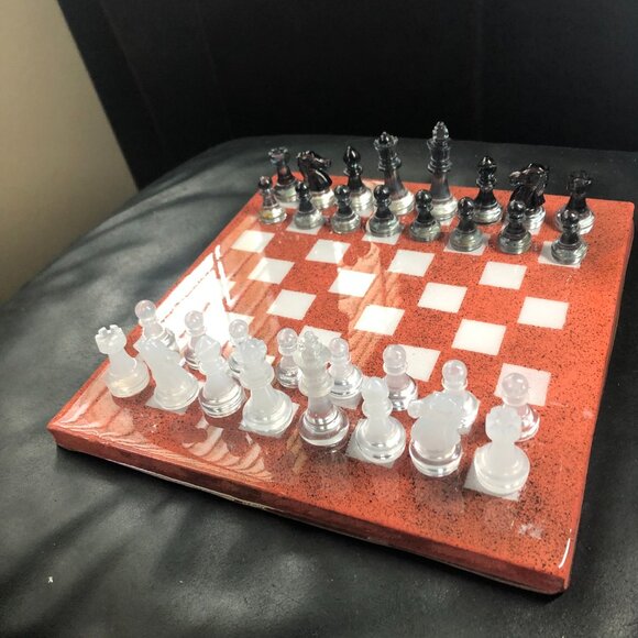 Resin Chess Set - Royal Edition