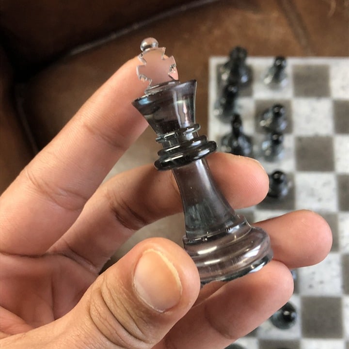 Handmade Resin Chess Set - Oreo Edition