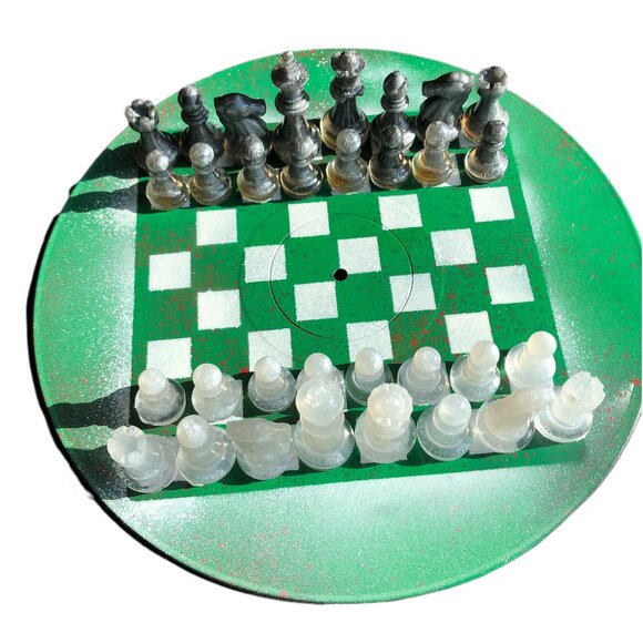 Vinyl Chess Set - Green