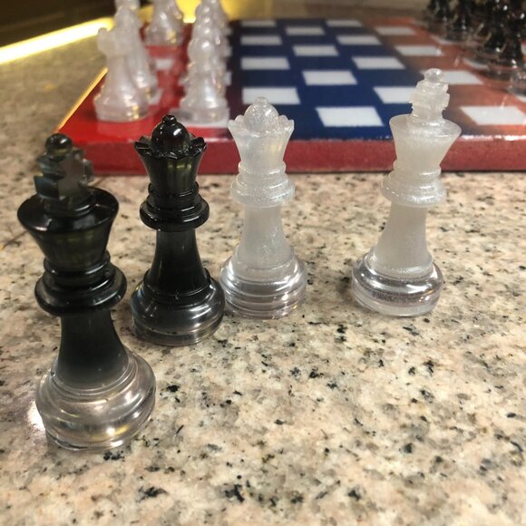 Resin Chess Set - American Edition