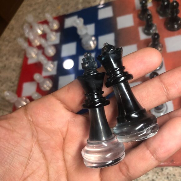 Resin Chess Set - American Edition