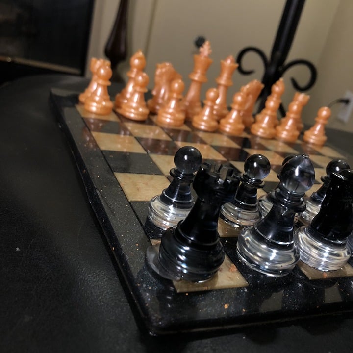 Handmade Resin Chess Set - Royal Edition