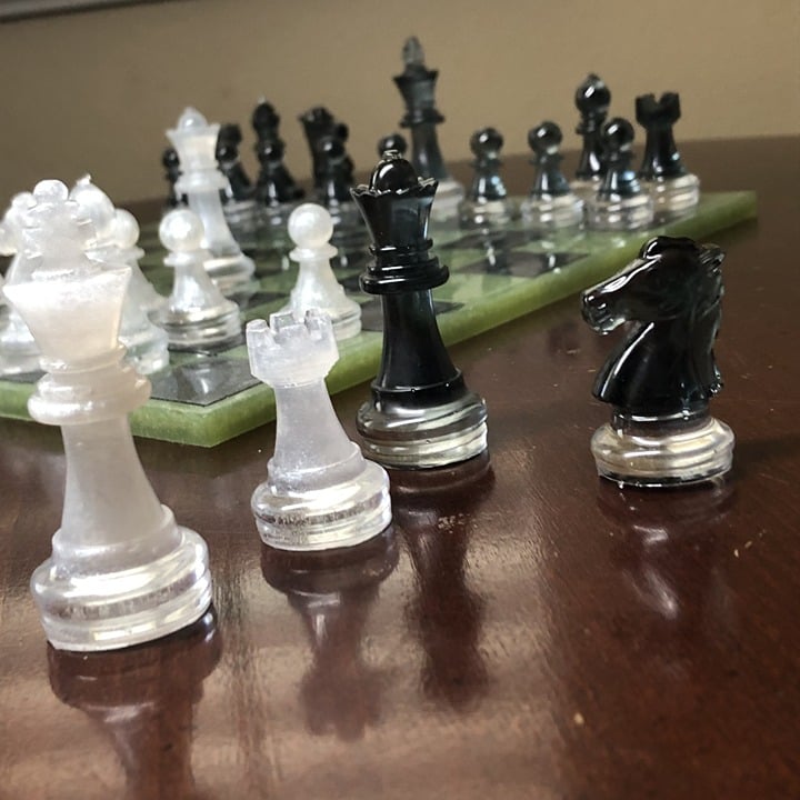 Handmade Resin Chess Set - Army Edition