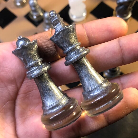 Resin Chess Set - Tan