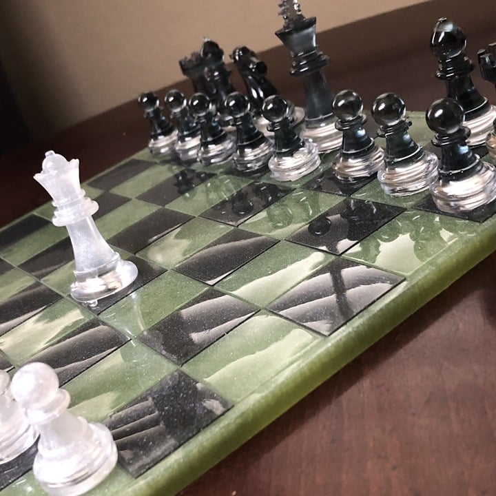 Handmade Resin Chess Set - Army Edition