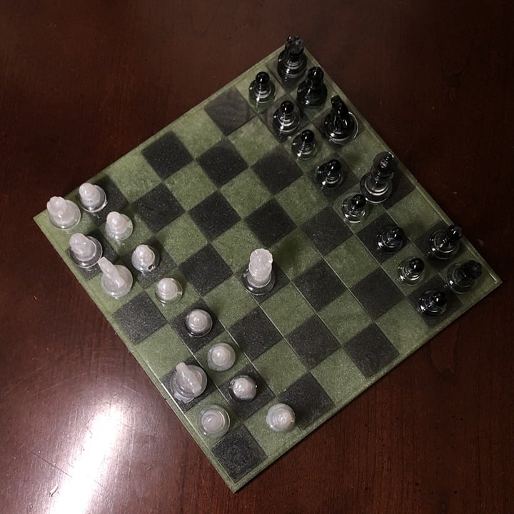 Handmade Resin Chess Set - Army Edition