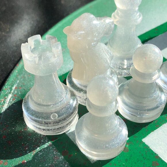 Vinyl Chess Set - Green