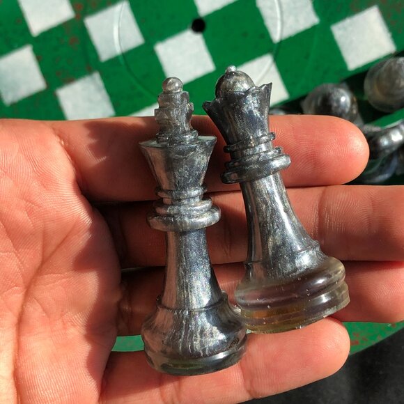 Vinyl Chess Set - Green