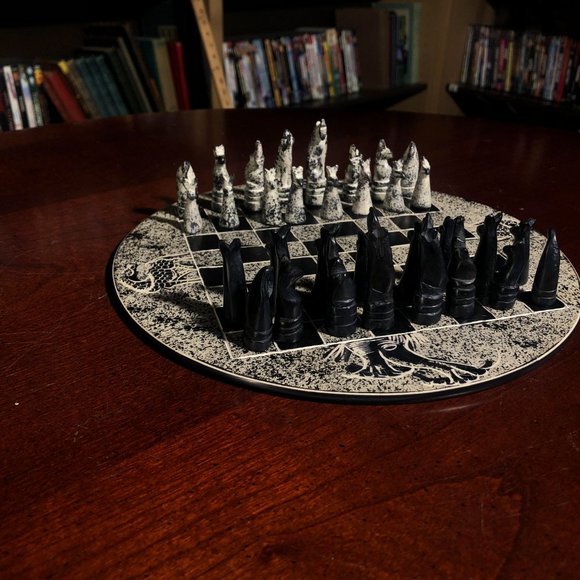 African Vintage Chess Set - Oreo Shake Chess Board