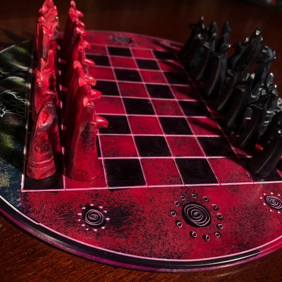 African Vintage Chess Set - Kenyan Chess Board