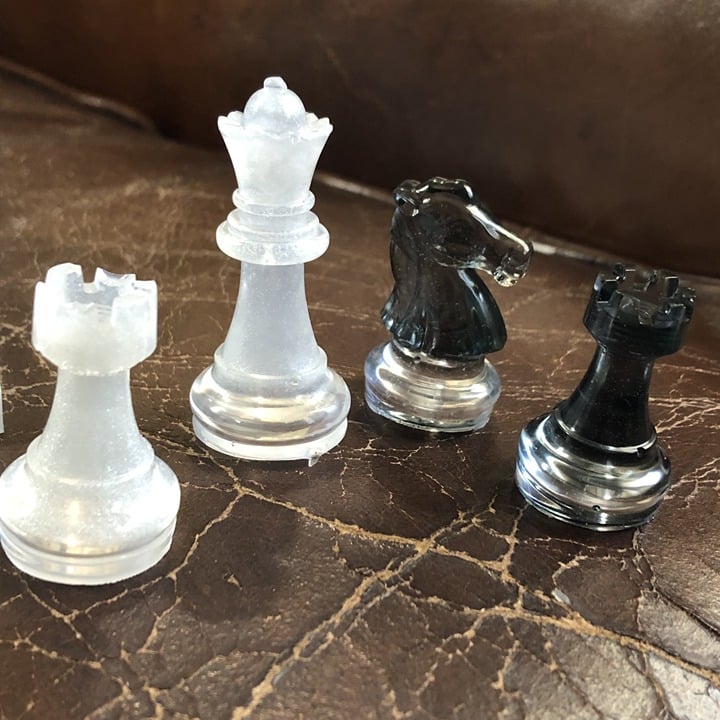 Handmade Resin Chess Set - Oreo Edition