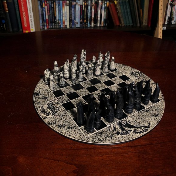 African Vintage Chess Set - Oreo Shake Chess Board