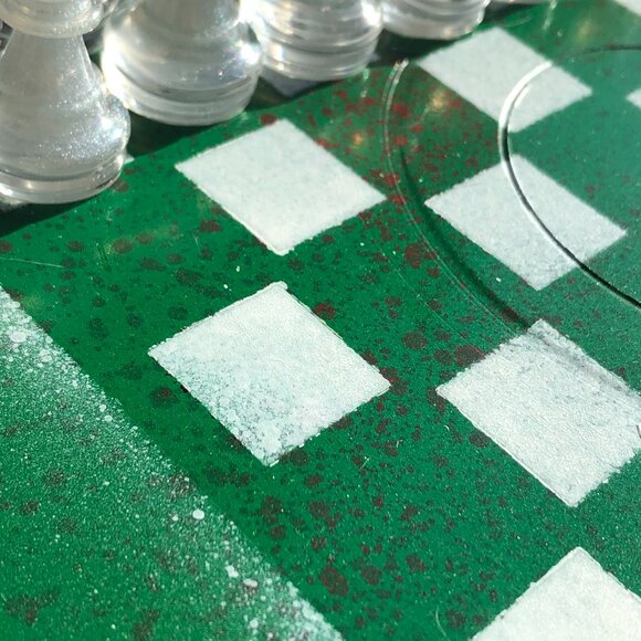 Vinyl Chess Set - Green