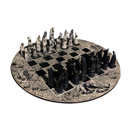 African Vintage Chess Set - Oreo Shake Chess Board