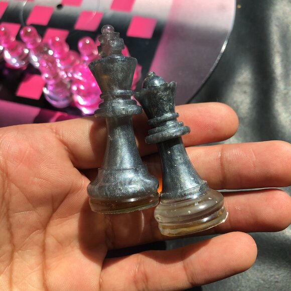 Vinyl Chess Set - Rebel Pink